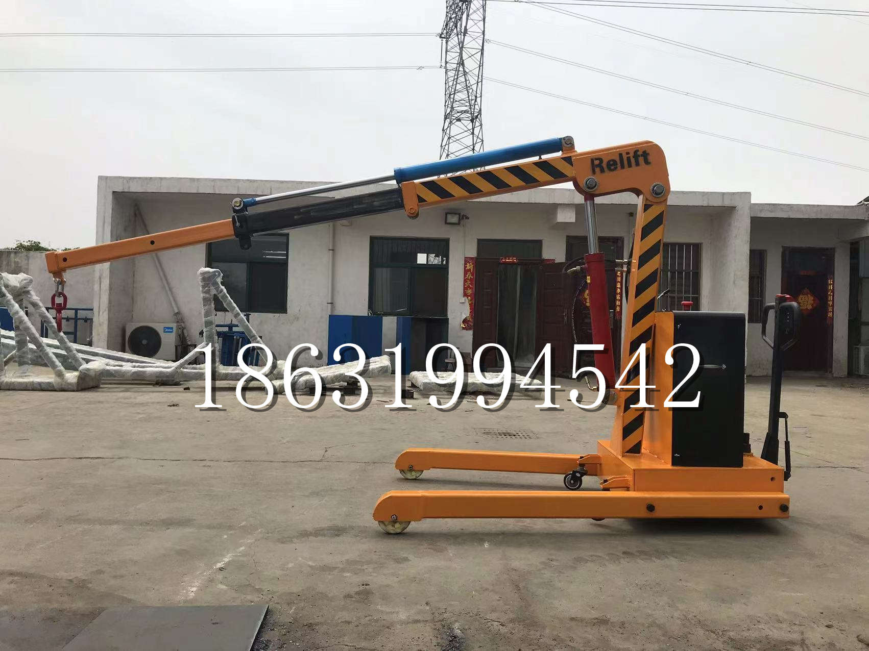 任丘市久征定做3吨三轮随车吊 农用园林绿化移树吊 平板工程用小吊机