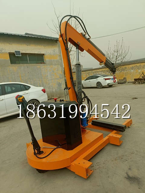 任丘市自卸车厢随车吊 自制轮式四不像起重机 四驱平板吊 5吨 贵盛